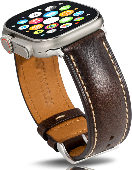 Italian Oiled Calfskin Apple Strap