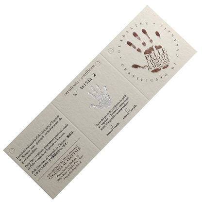 Brown Vegetable-Tanned Leather Side-Stitched Strap