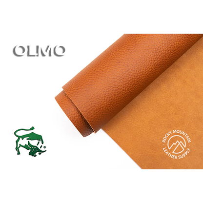 Brown Vegetable-Tanned Leather Side-Stitched Strap