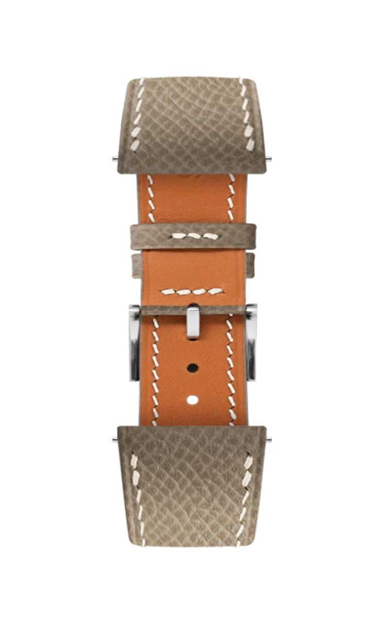 Black Pearl fish skin Slim Stitchless Strap