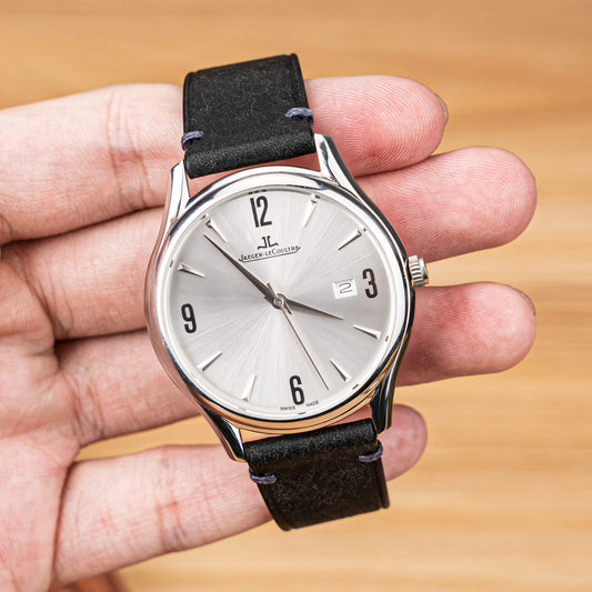 Black Pueblo Nubuck Side-Stitch Strap
