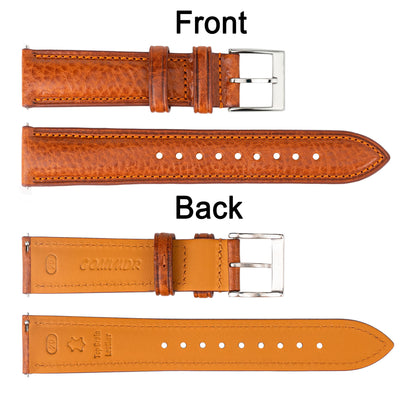 Brown-Orange line Badalassi Signature Strap