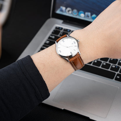 Brown-Orange line Badalassi Signature Strap