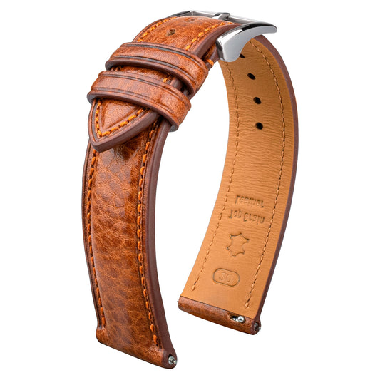 Brown-Orange line Badalassi Signature Strap